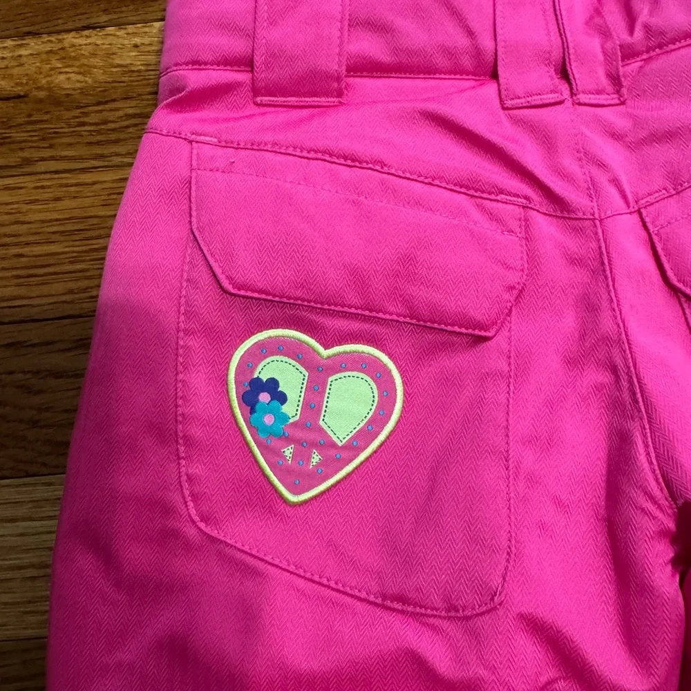 Snow Dragons Toddler Girl's Rock Solid Insulated Pink Pants